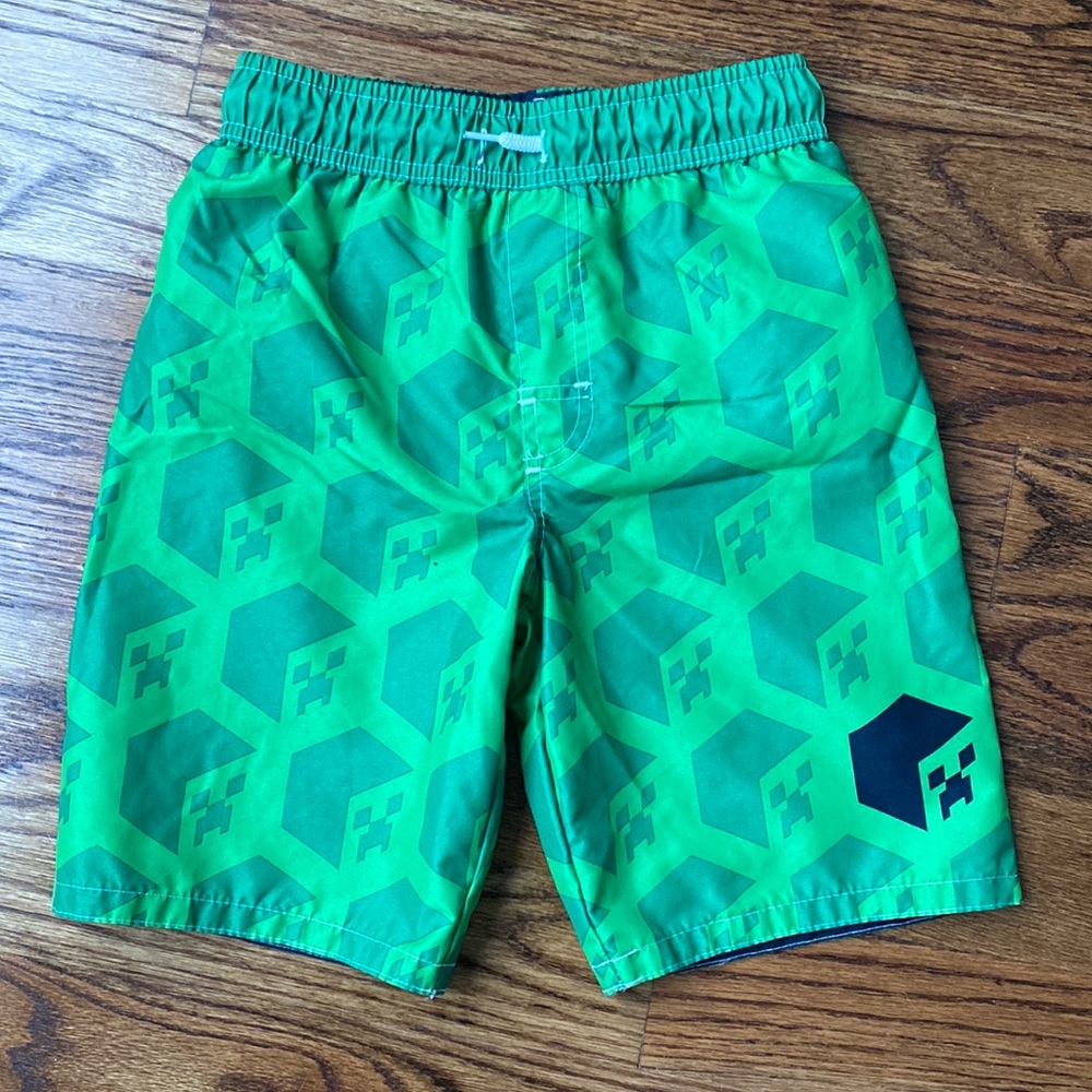 Minecraft Swim Trunks - M